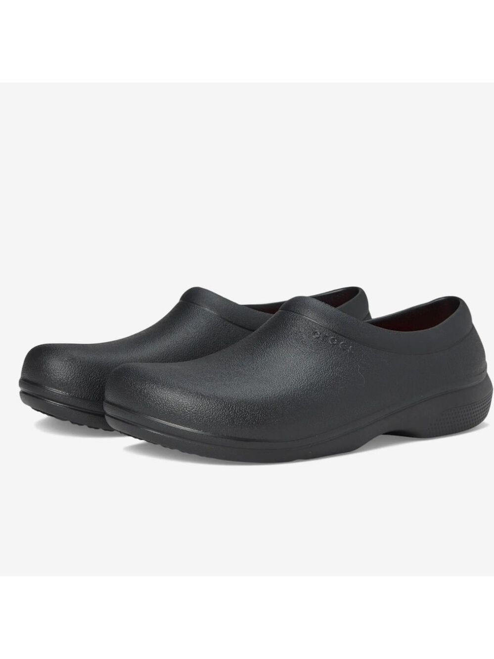 Crocs On-The-Clock Literide Slip-On Black Slip-Resistant, Size 11 Women